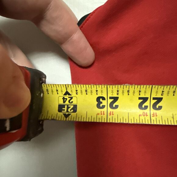 Men's Spyder Linear web Dry W.E.B.T Neck Tee Sz L Quarter zip Black Red‎ White - Picture 11 of 12